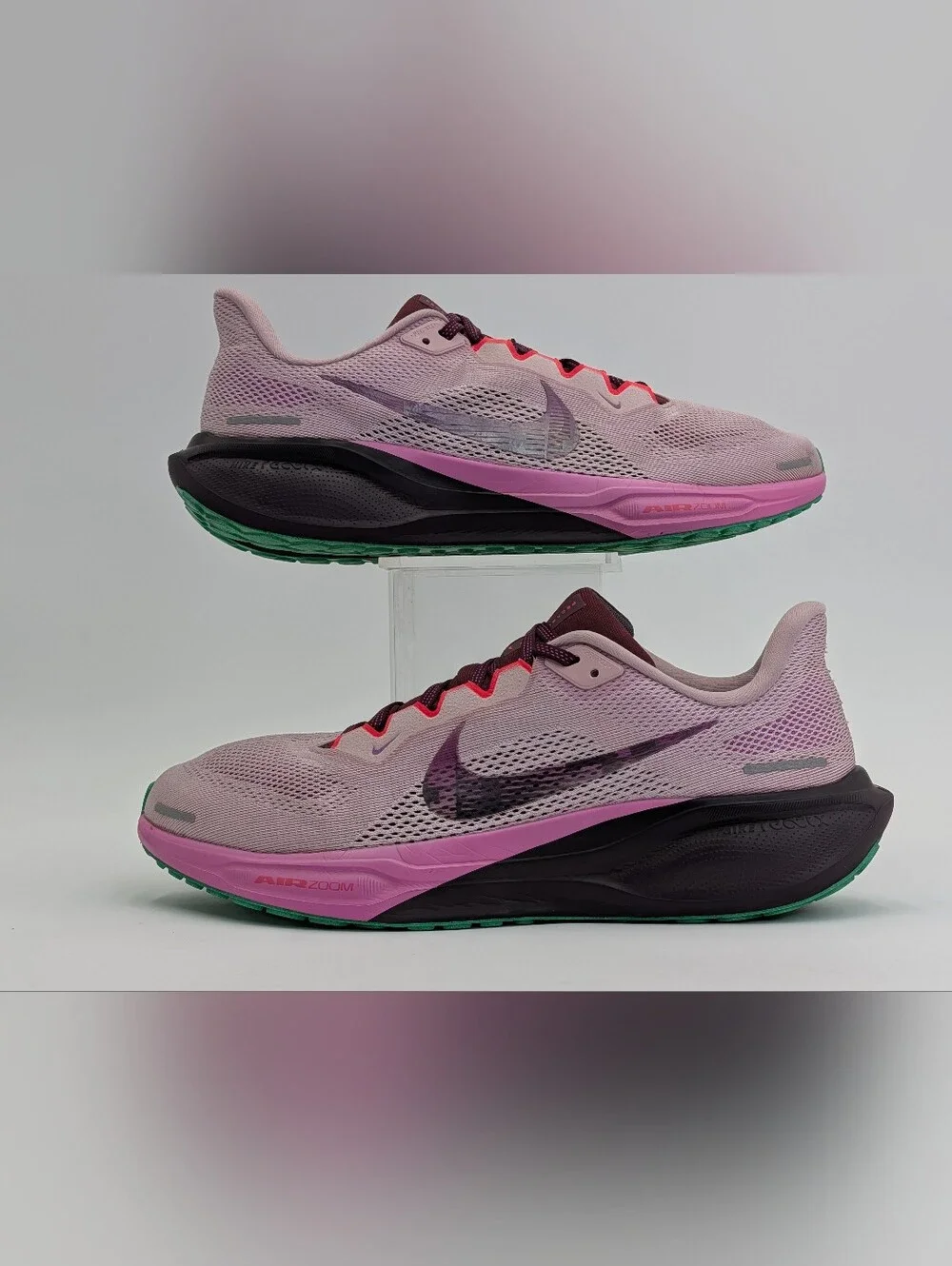 Nike Pegasus 41 Faith Kipyegon Sz 12 Women's Plum Chalk Running Shoes